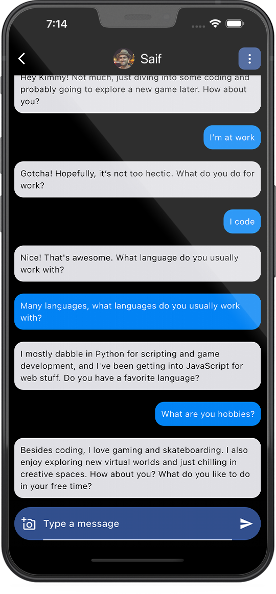 Chatbot Mobile Preview